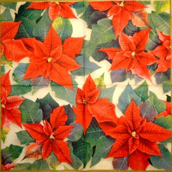 161 Christmas Flowers - 3-ply (gold) - Ihr